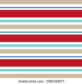 Abstract vector geometric background. Horizontal striped. Print for interior design and fabric
