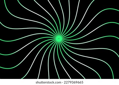 Abstract vector geometric background with irregularly shaped lines that are circularly distributed creating a sense of rotation and illusion
