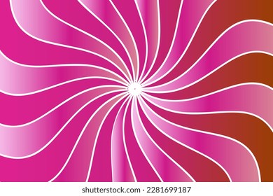 Abstract vector geometric background with irregularly shaped lines that are circularly distributed creating a sense of rotation and illusion