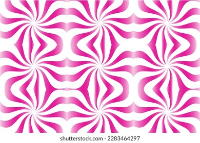 Abstract vector geometric background with irregularly shaped lines that are circularly distributed creating a sense of rotation and illusion