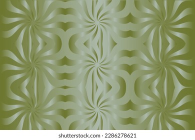 Abstract vector geometric background with irregularly shaped lines that are circularly distributed creating a sense of rotation and illusion