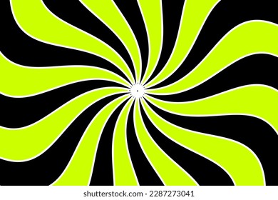 Abstract vector geometric background with irregularly shaped lines that are circularly distributed creating a sense of rotation and illusion