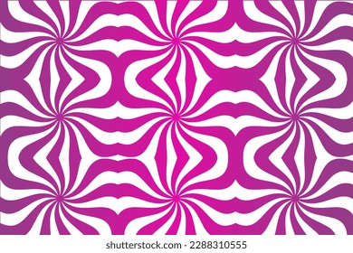 Abstract vector geometric background with irregularly shaped lines that are circularly distributed creating a sense of rotation and illusion