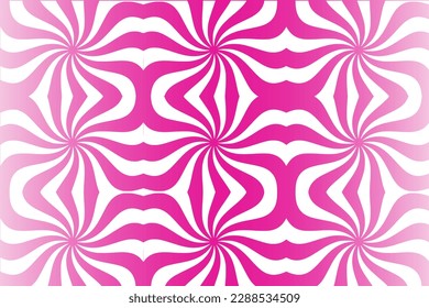 Abstract vector geometric background with irregularly shaped lines that are circularly distributed creating a sense of rotation and illusion