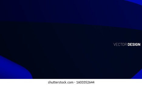 abstract vector geometric background. shape line wave . 3d illustration For Wallpaper, Banner, Background, Card, landing page , etc