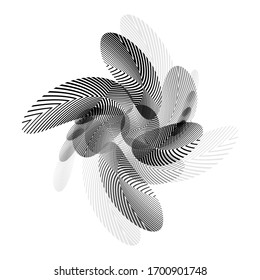 Abstract vector geometric background. Tech logo.