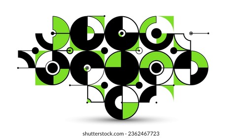Abstract vector geometric background, tech engineering look like shapes and lines composition, mechanical engine industry style, modular mosaic isolated.