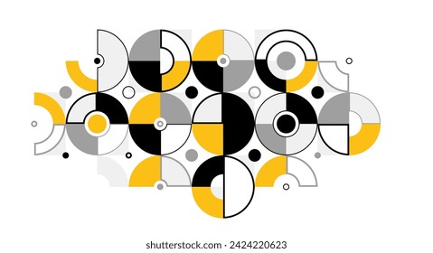 Abstract vector geometric background, tech engineering look like shapes and lines composition, mechanical engine industry style, modular mosaic isolated.