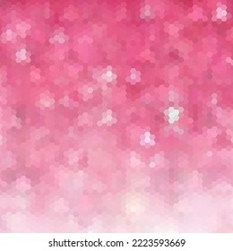 Abstract vector geometric background. template for presentation, advertising, banner, cover and more. Pink hexagon 