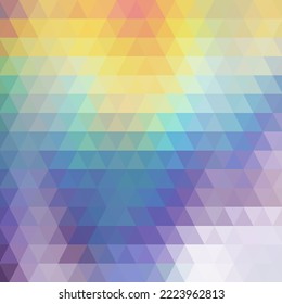Abstract vector geometric background. template for presentation, advertising, banner, cover and more. Color triangle.