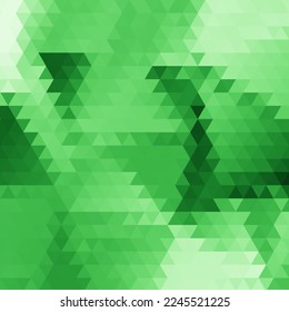 Resumen de fondo geométrico vectorial. plantilla para presentación, publicidad, banner, portada y más. Triángulo verde.