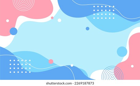 Abstract Vector Geometric Background. Wallpaper illustrations backdrop in pastel colors. Suitable for covers, poster designs, templates, banners and others