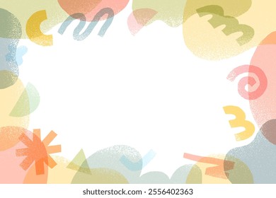 Abstract Vector Geometric Background. Wallpaper illustrations backdrop in pastel colors. Suitable for covers, poster designs, templates, banners and others