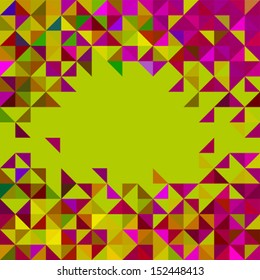 Abstract Vector Geometric Color Background