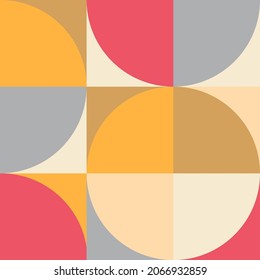 Abstract vector geometric design. Minimal brochure template for headline bauhaus baskground vector illustration .