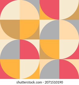 Abstract vector geometric design. Minimal brochure template for headline bauhaus baskground vector illustration .