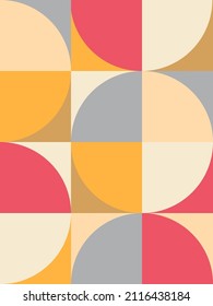 Resumen de diseño geométrico vectorial. Plantilla mínima de folletos para la ilustración vectorial de base de baudios de cabecera.