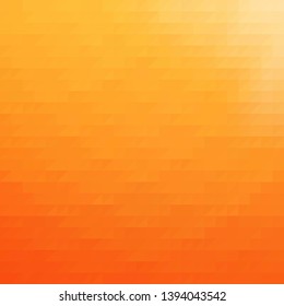 abstract vector geometric design.  orange triangles 