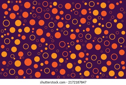 Abstract vector geometric dots seamless pattern