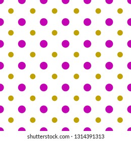 Abstract vector geometric dotted seamless pattern. Colored background. Wrapping paper. Print for interior design and fabric. Kids colorful background. vintage and retro style.