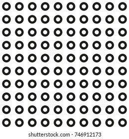 Abstract vector geometric dotted seamless pattern. Monochrome background. Wrapping paper. Print for interior design and fabric. Kids colorful background. vintage and retro style.