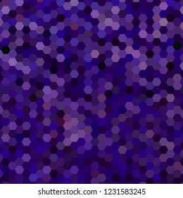 abstract vector geometric hexagon background - purple and violet