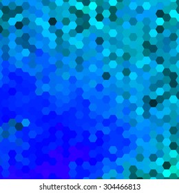 abstract vector geometric hexagon background