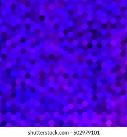 abstract vector geometric hexagon background - purple and violet