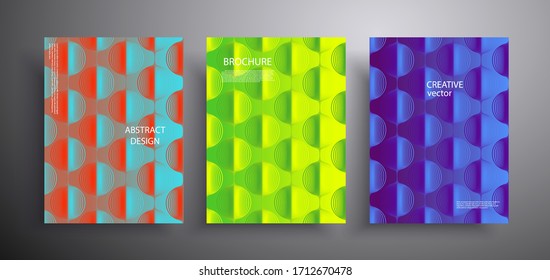 Abstract vector geometric illustration.Minimal covers design,gradients, ball shapes.Halftone,3d.Tech cover,futuristic banner, future template, flyer, poster, trendy presentation,minimalist brochure.