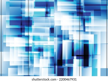 Abstract vector geometric modern blue gradient color background design, illustration vector design