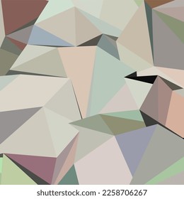 Abstract vector geometric mosaic background