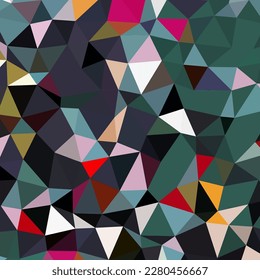 Abstract vector geometric mosaic background
