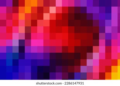 Abstract vector geometric mosaic background