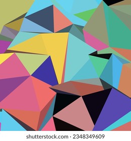 Abstract vector geometric mosaic background