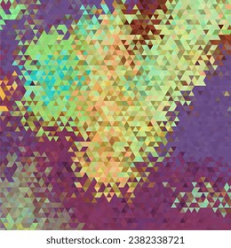 Abstract vector geometric mosaic background