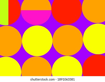 Abstract vector geometric pattern design in Bauhaus style