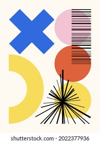 Abstract vector geometric pattern design