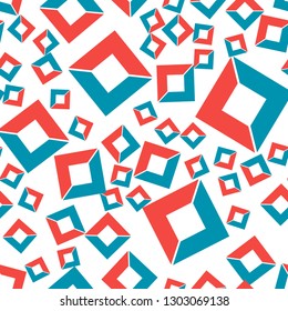 Abstract vector geometric pattern. Multicolor Figures. Texture for print and Banner. Flat style