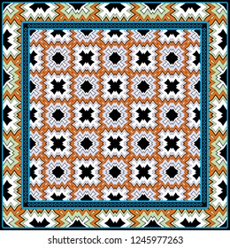 Abstract Vector Geometric Pattern. Repeating Sample Figure And Line. For Fashion Interiors Design, Wallpaper, Textile Industry Papper.
