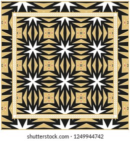 Abstract Vector Geometric Pattern. Repeating Sample Figure And Line. For Fashion Interiors Design, Wallpaper, Textile Industry Papper.