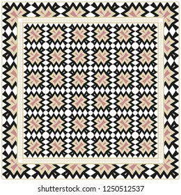 Abstract Vector Geometric Pattern. Repeating Sample Figure And Line. For Fashion Interiors Design, Wallpaper, Textile Industry Papper.