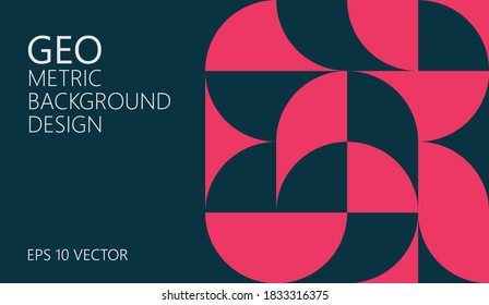 Abstract vector geometric pattern, simple duotone background design, for web design, business card, invitation, poster, landing page, cover.