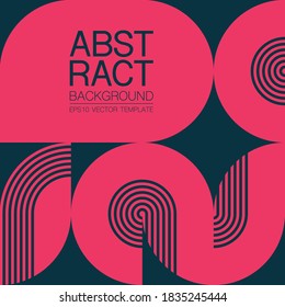 Abstract vector geometric pattern, simple duotone background design, for web design, business card, invitation, poster, landing page, cover.