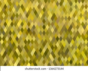 abstract vector geometric rhombus background - yellow and brown