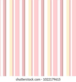 Abstract vector geometric seamless pattern. Vertical stripes. Monochrome background. Wrapping paper. Print for interior design and fabric. Kids background. Backdrop in vintage and retro style.