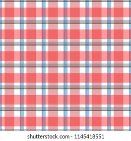 Abstract vector geometric seamless pattern. Vertical and horizontal stripes. Plaid.Can be used for wallpaper,fabric, web page background, surface textures.