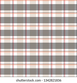 Abstract vector geometric seamless pattern. Vertical and horizontal stripes. Plaid.Can be used for wallpaper,fabric, web page background, surface textures.