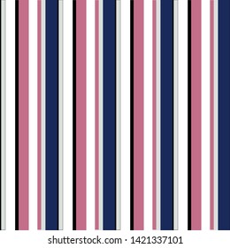 Abstract vector geometric seamless pattern. Vertical stripes. Monochrome background. Wrapping paper. Print for interior design and fabric. Kids background. Backdrop in vintage and retro style.