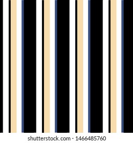 Abstract vector geometric seamless pattern. Vertical stripes. Monochrome background. Wrapping paper. Print for interior design and fabric. Kids background. Backdrop in vintage and retro style.