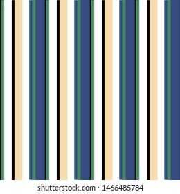 Abstract vector geometric seamless pattern. Vertical stripes. Monochrome background. Wrapping paper. Print for interior design and fabric. Kids background. Backdrop in vintage and retro style.